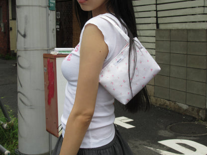 petal satin bag